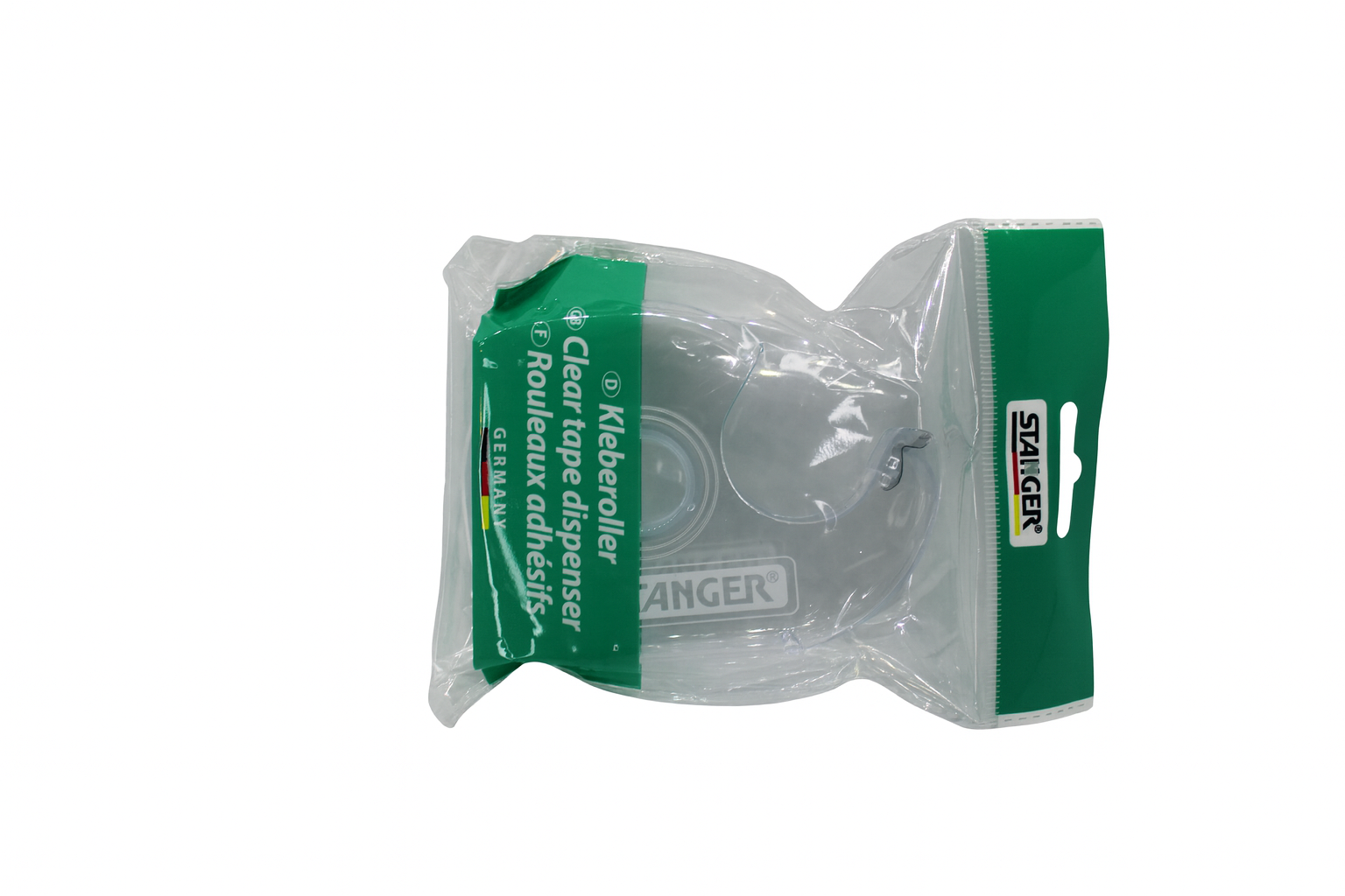 Klebebandabroller Stanger transparent Handabroller für Klebeband 19mm x 33m