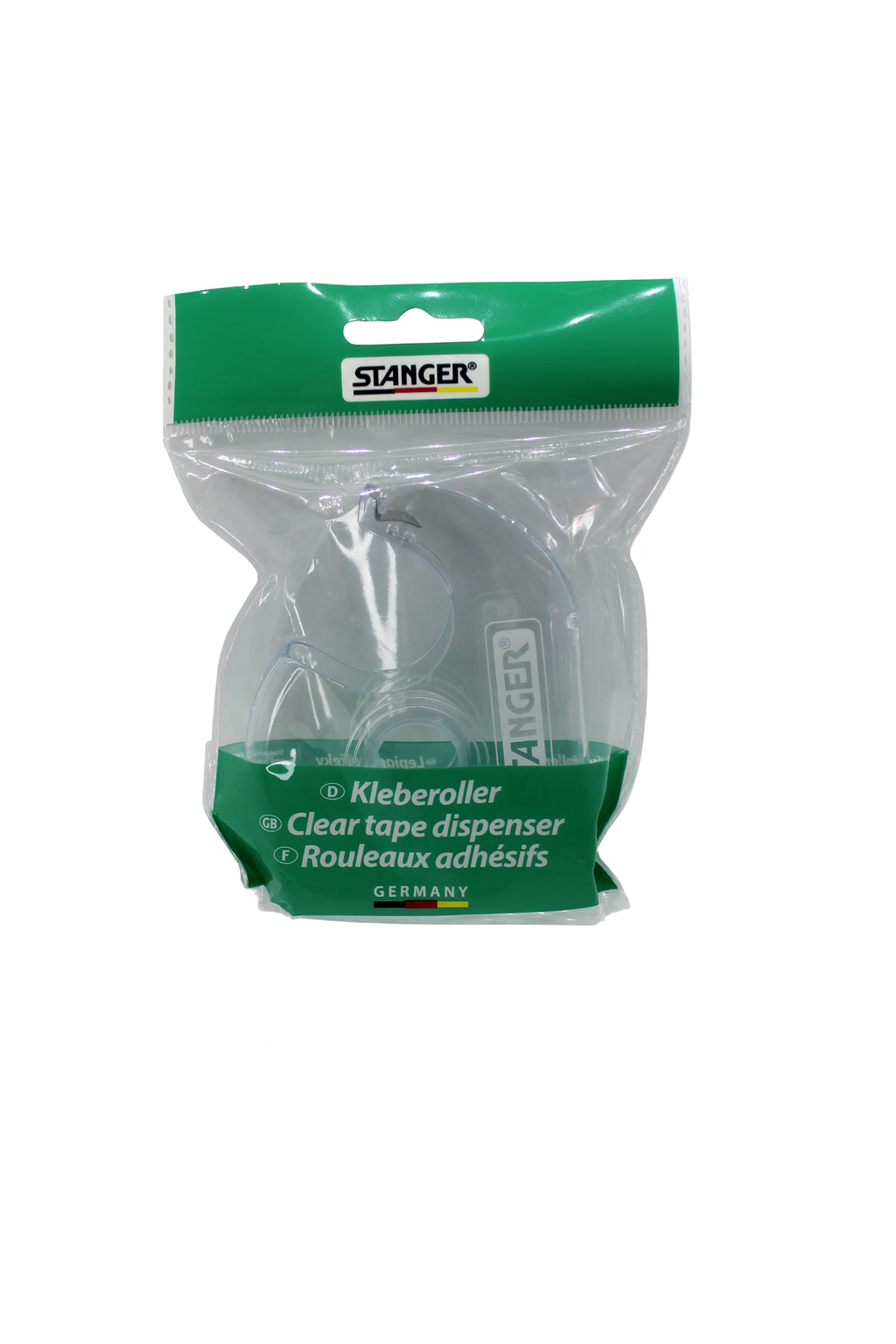 Klebebandabroller Stanger transparent Handabroller für Klebeband 19mm x 33m