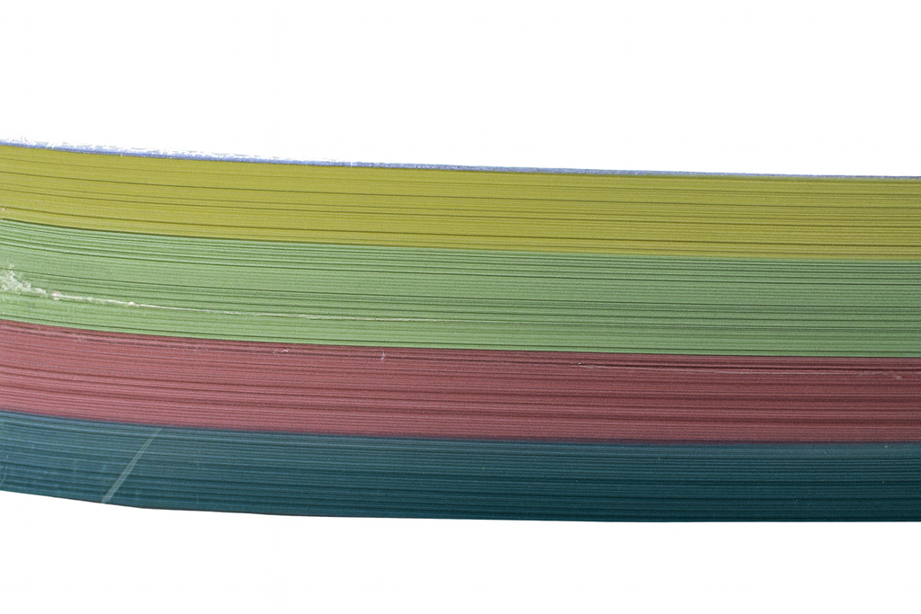 Trennstreifen Wekre Trapez, farbig sortiert 190g/m² Karton, 24 x 10,5 cm, 100 Stück