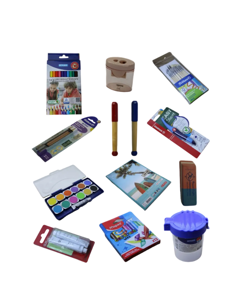 Grundschulstarter-Paket Premium, 14 teilig, Pelikan, Stabilo, Lamy, Läufer, Stylex, Maped, Herlitz