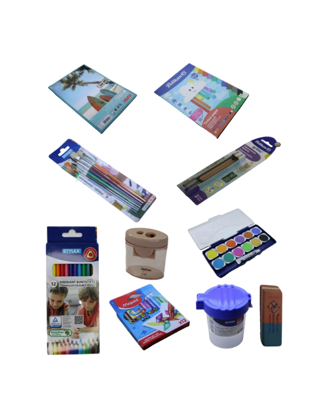 Grundschulstarter-Paket Basic, 10 teilig,  Pelikan, Läufer, Maped, Herlitz