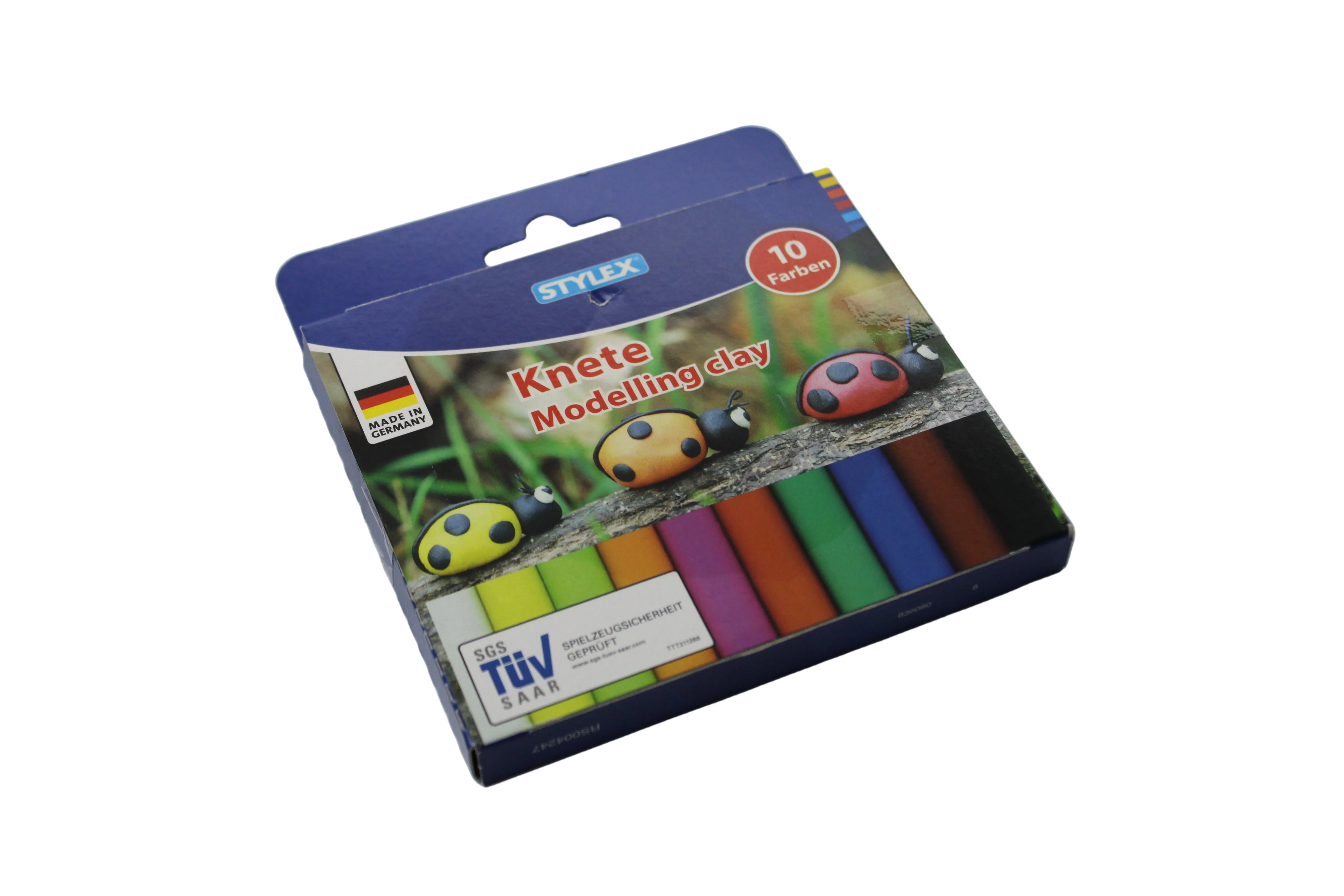 Stylex Knete, 10 Stangen, in Faltschachtel
