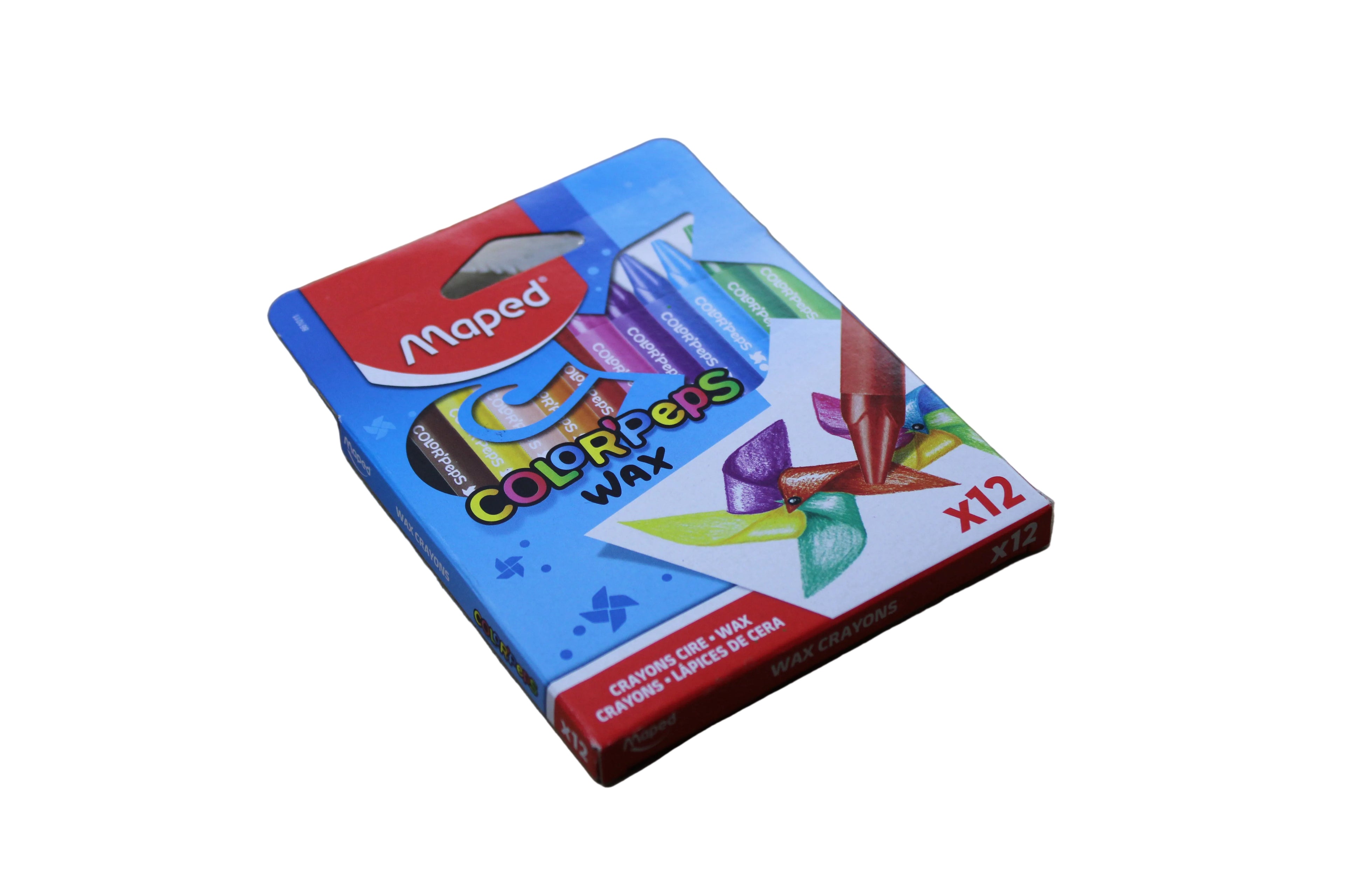 Maped Wachsmalstifte Color Peps Wax, 12 Stück