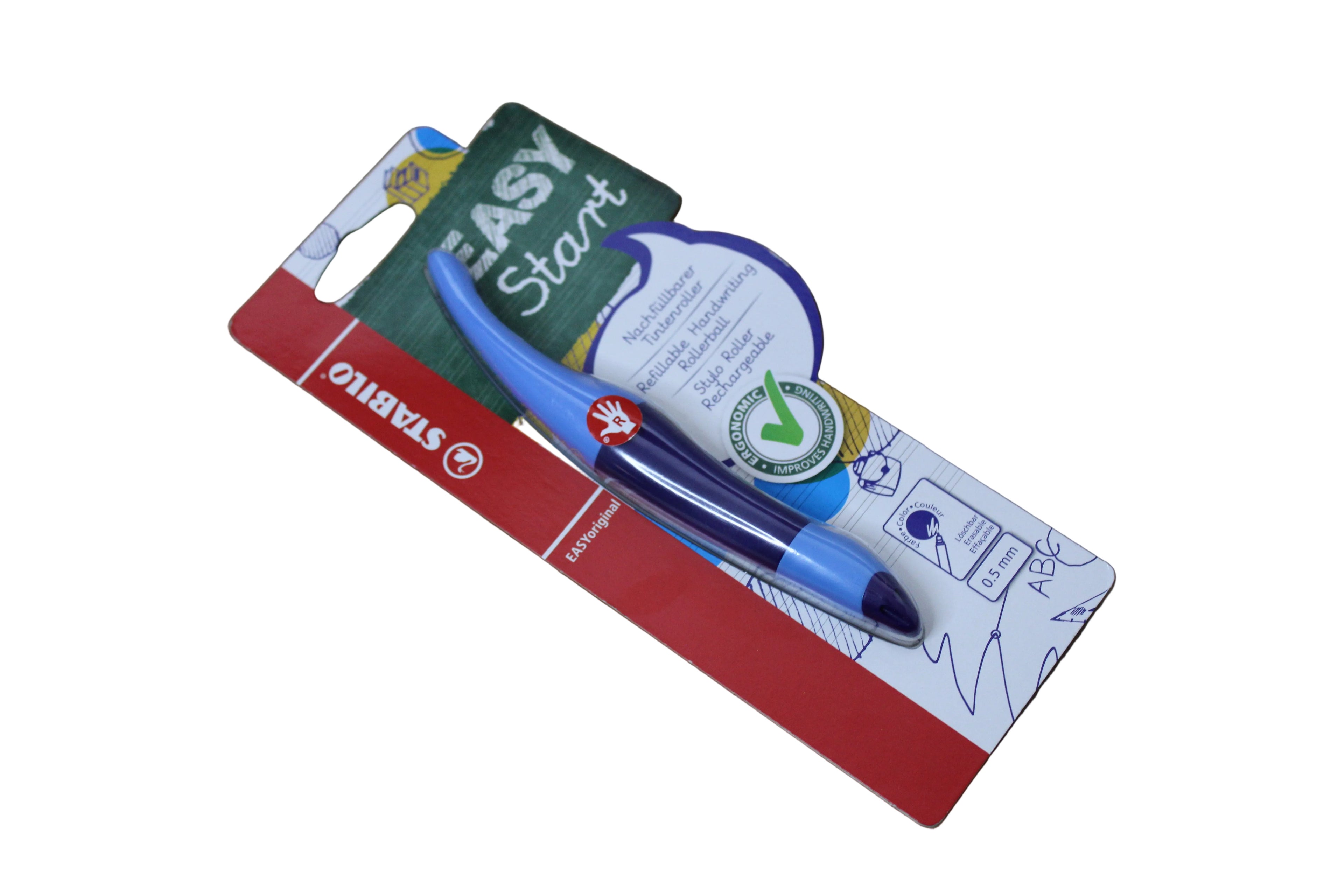 Stabilo EASYoriginal, 0.5mm, blau, Tintenroller, für Rechtshänder