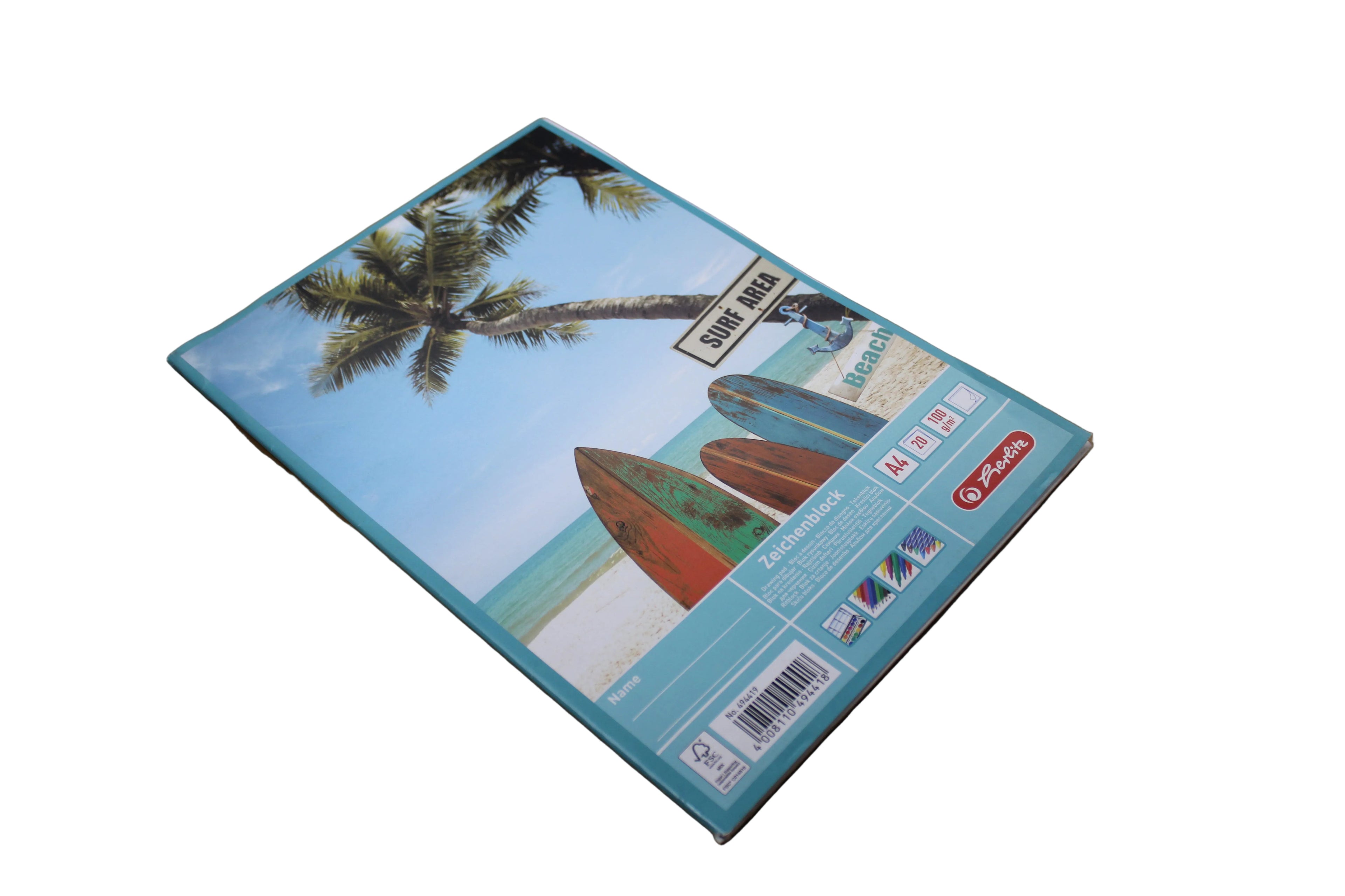 Zeichenblock Herlitz 494419, A4, 100 g/m²,  20 Blatt