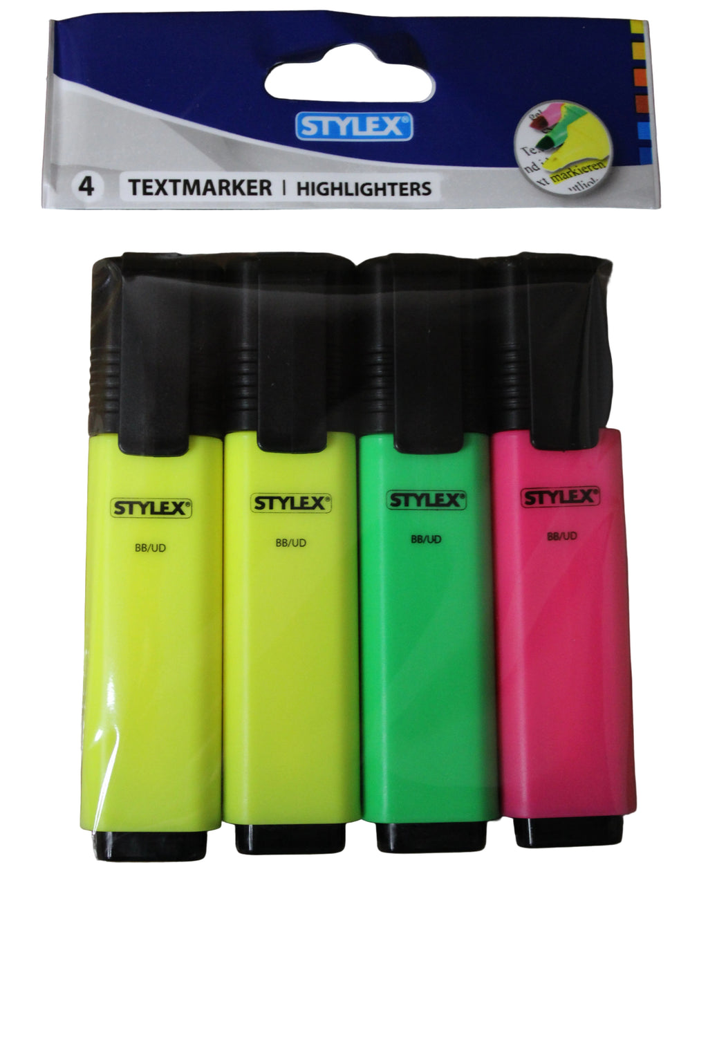 Stylex Textmarker, 4er-Set, 65550