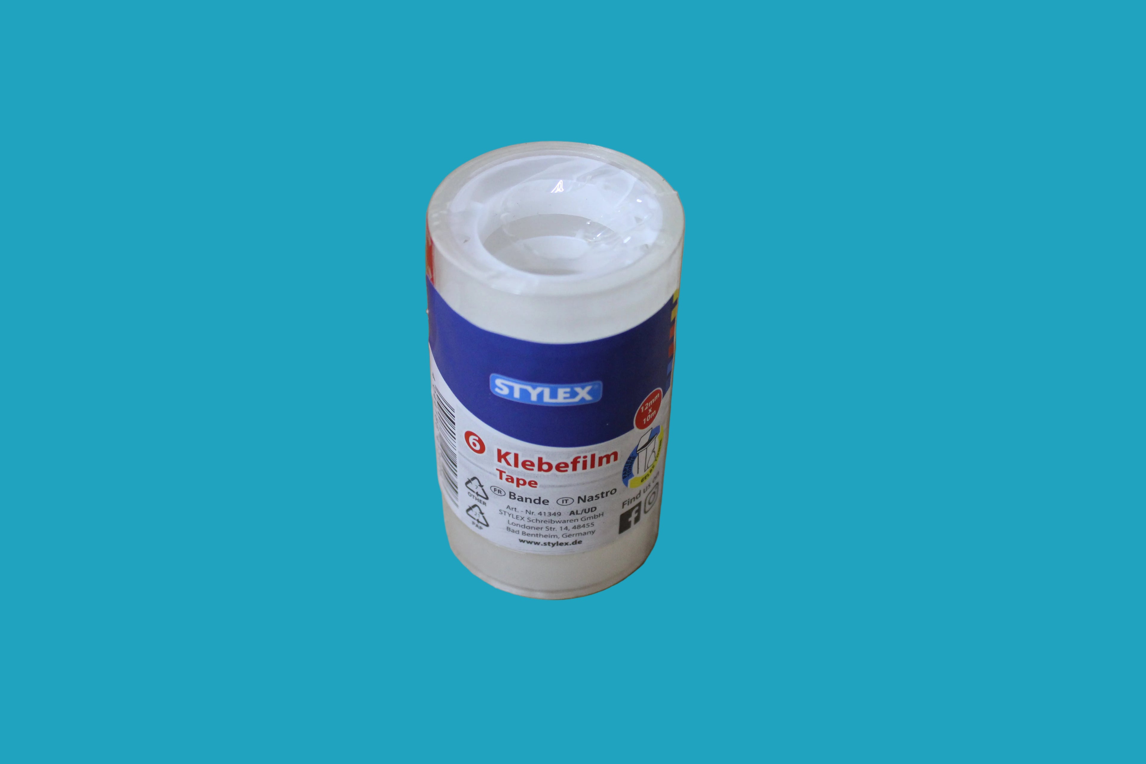 Stylex Klebefilm, 6er-Set, 12mm x 10m, 41349