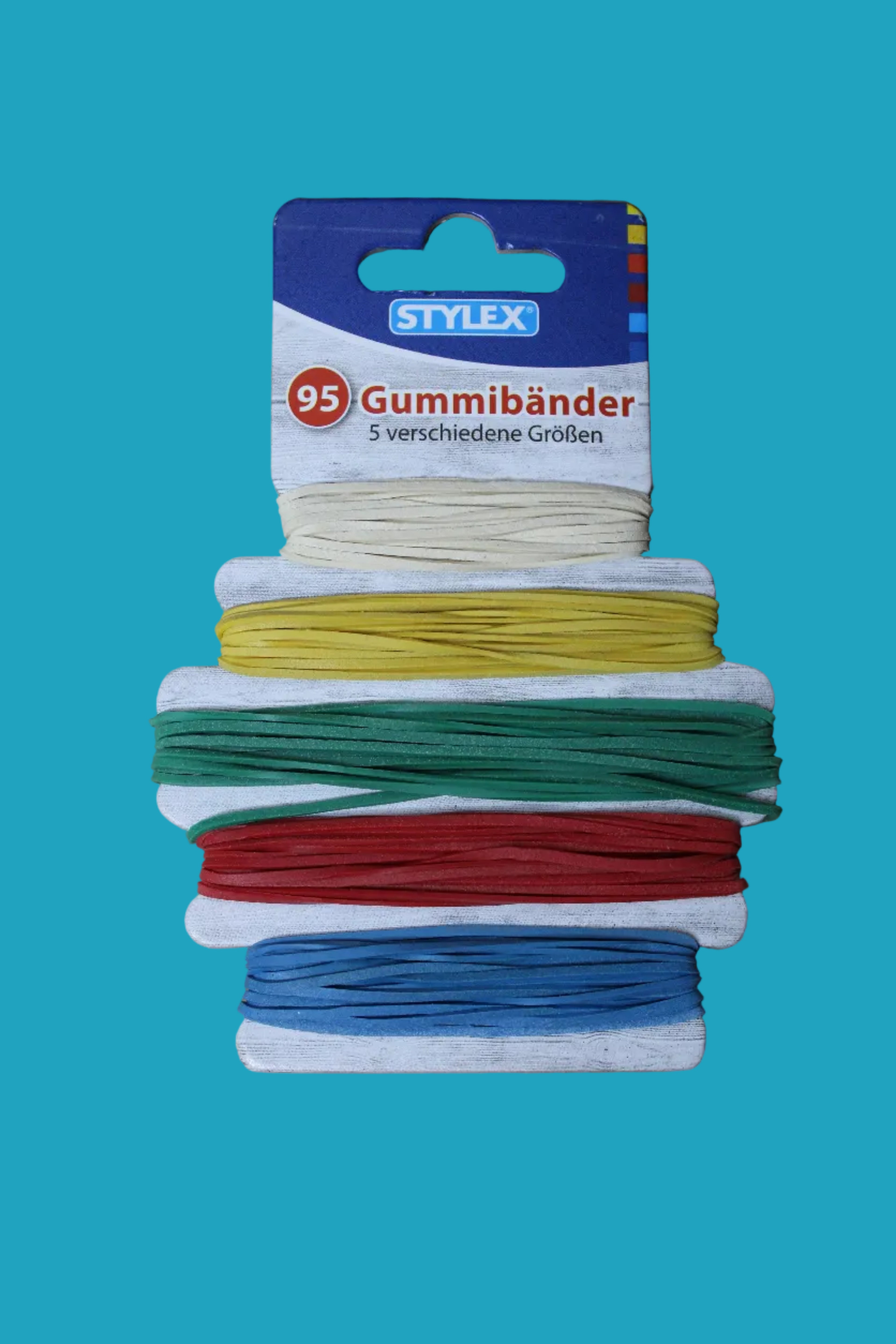 Stylex Gummibänder, 95 Stück, 5 Größen, 31321