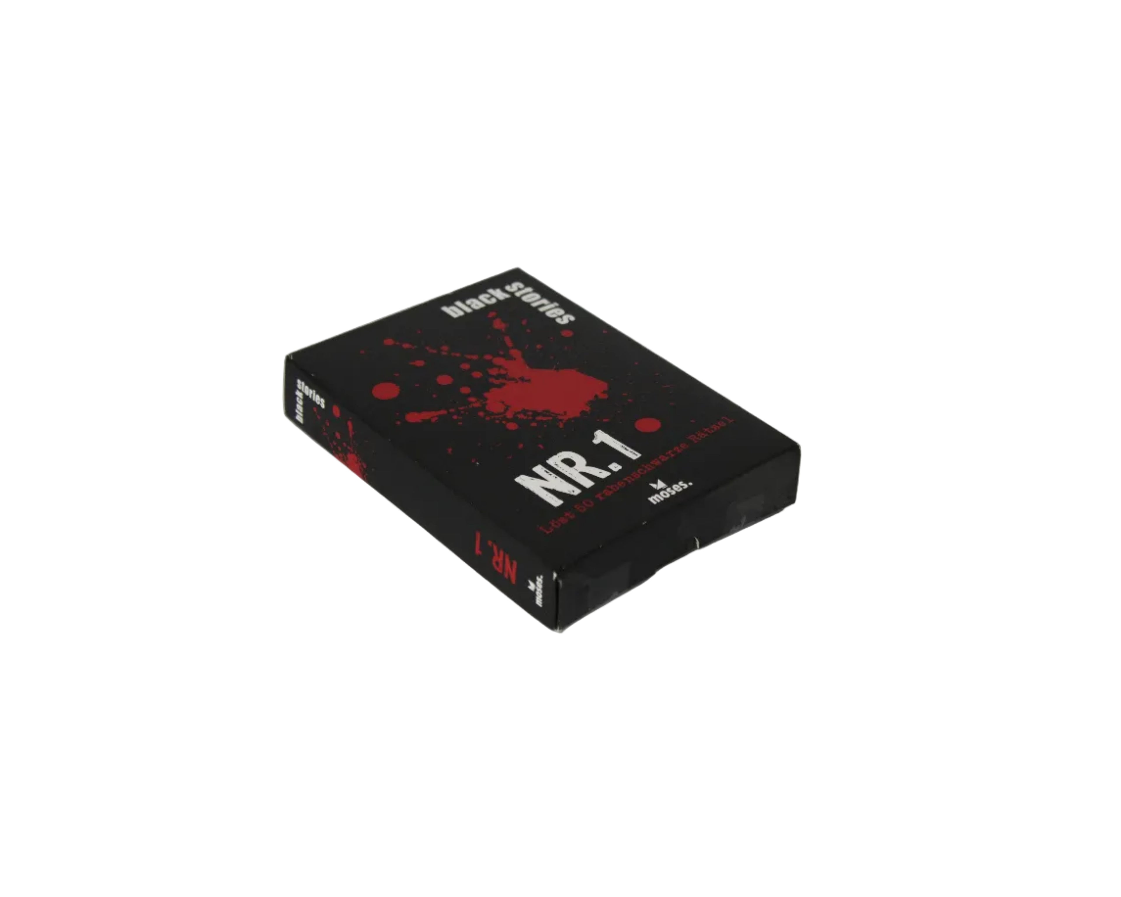 Moses Kartenspiel, black stories Nr. 1, ab 2 Spieler, ab 12 Jahre, 90048