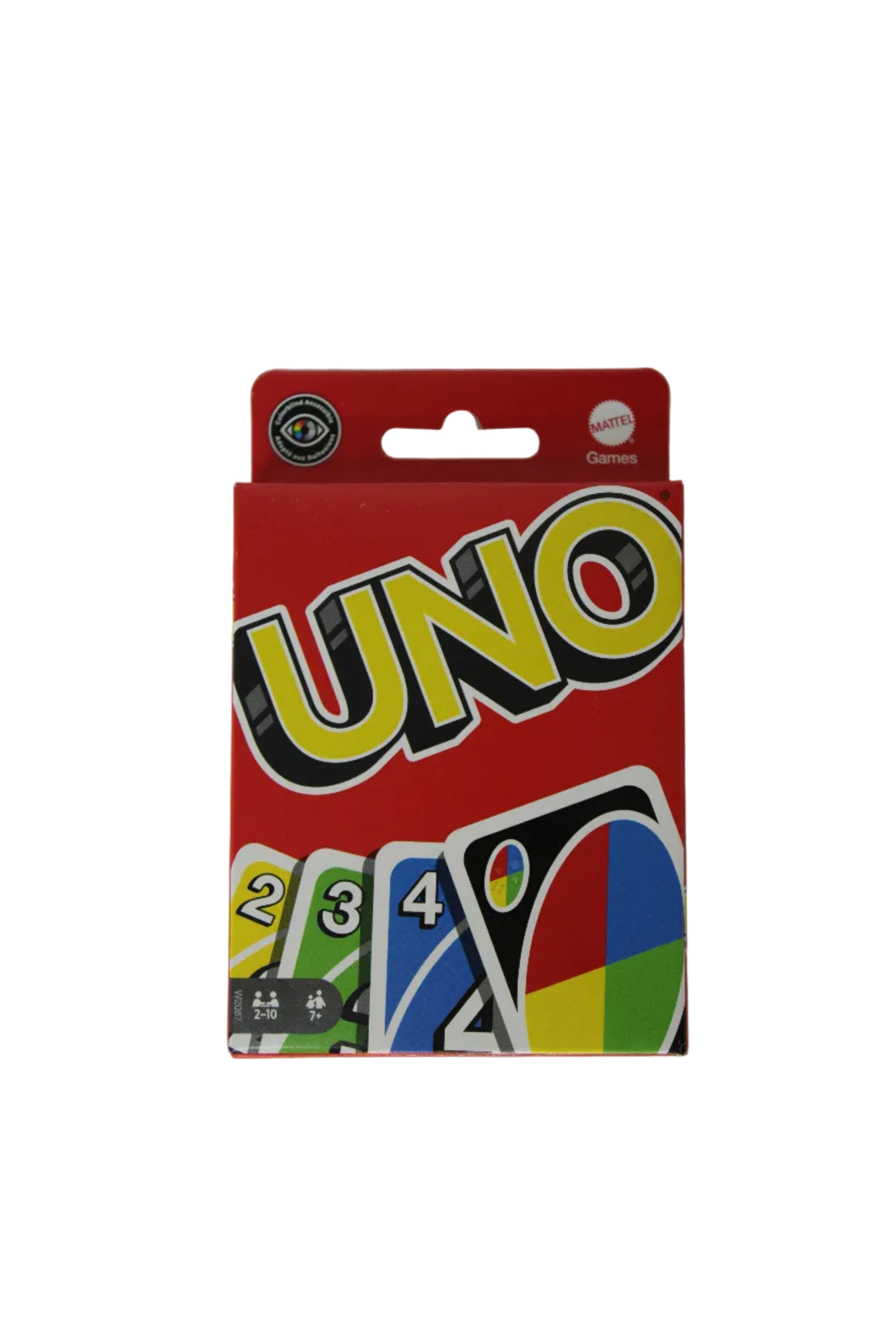 Mattel Kartenspiel, Uno, 2-10 Spieler, ab 7 Jahre, W2087