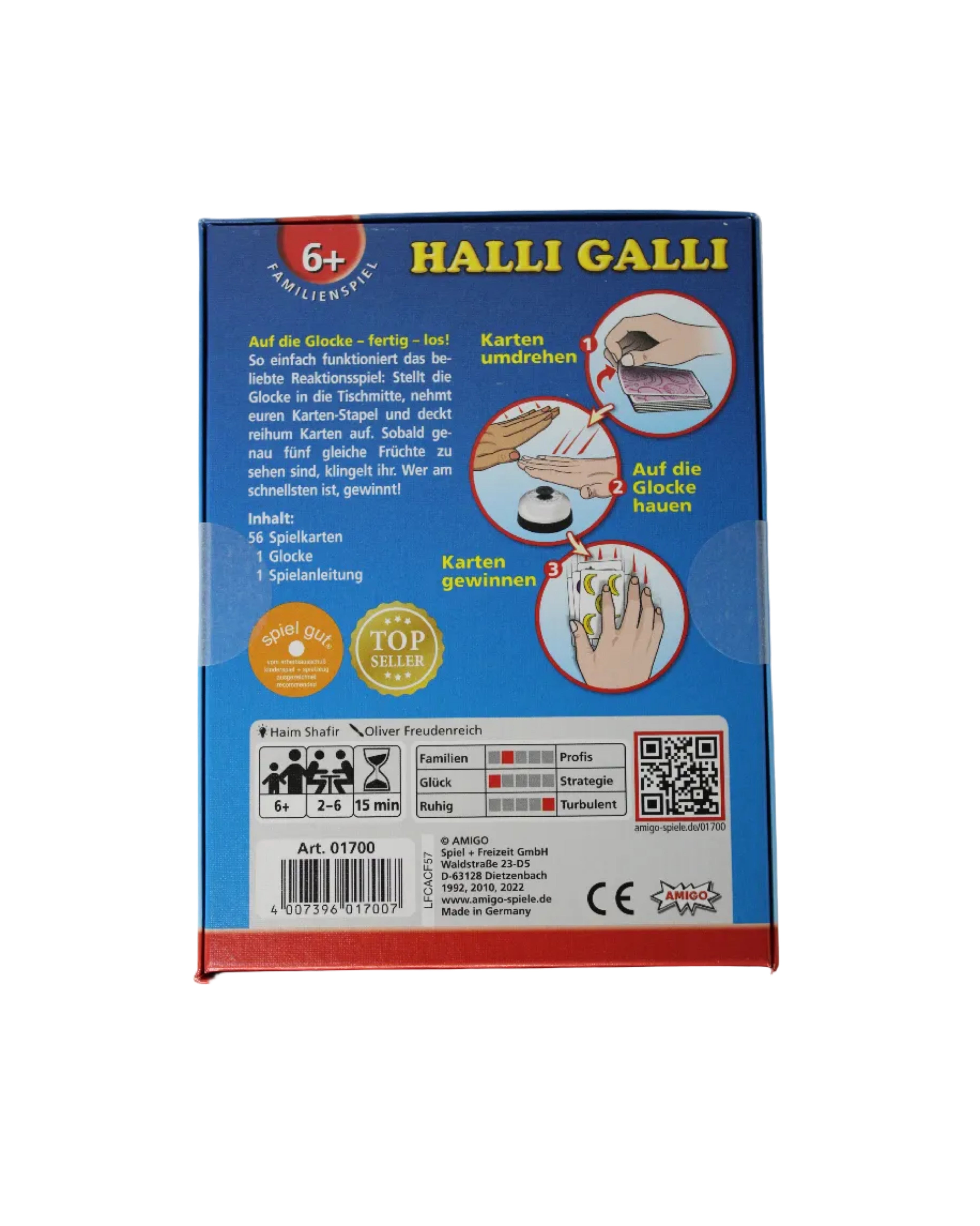 Amigo Kartenspiel, Halli Galli, 2-6 Spieler, ab 6 Jahre, 01700