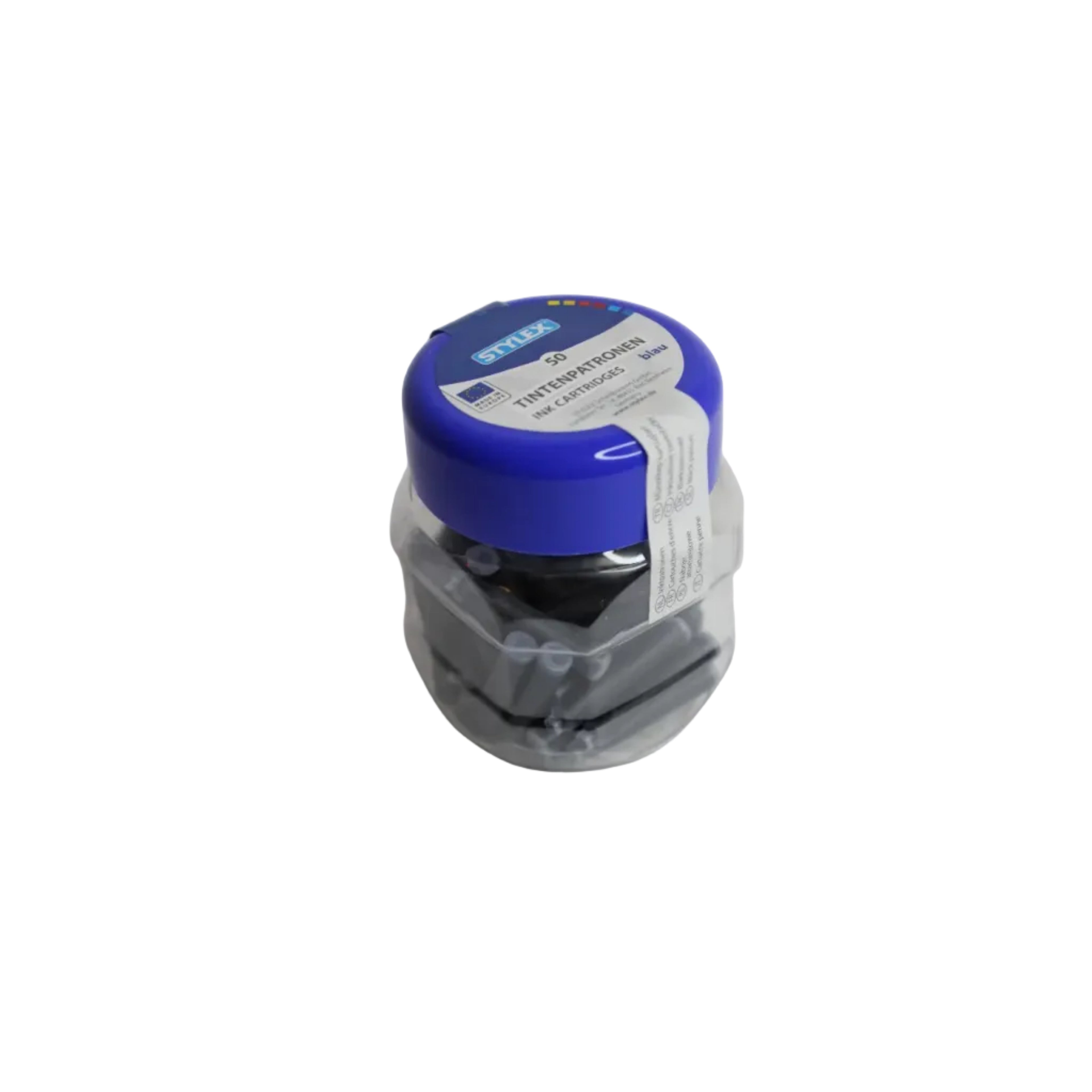 Stylex Füllerpatronen, blau, Vorratsbox, 50 Stück, 23015