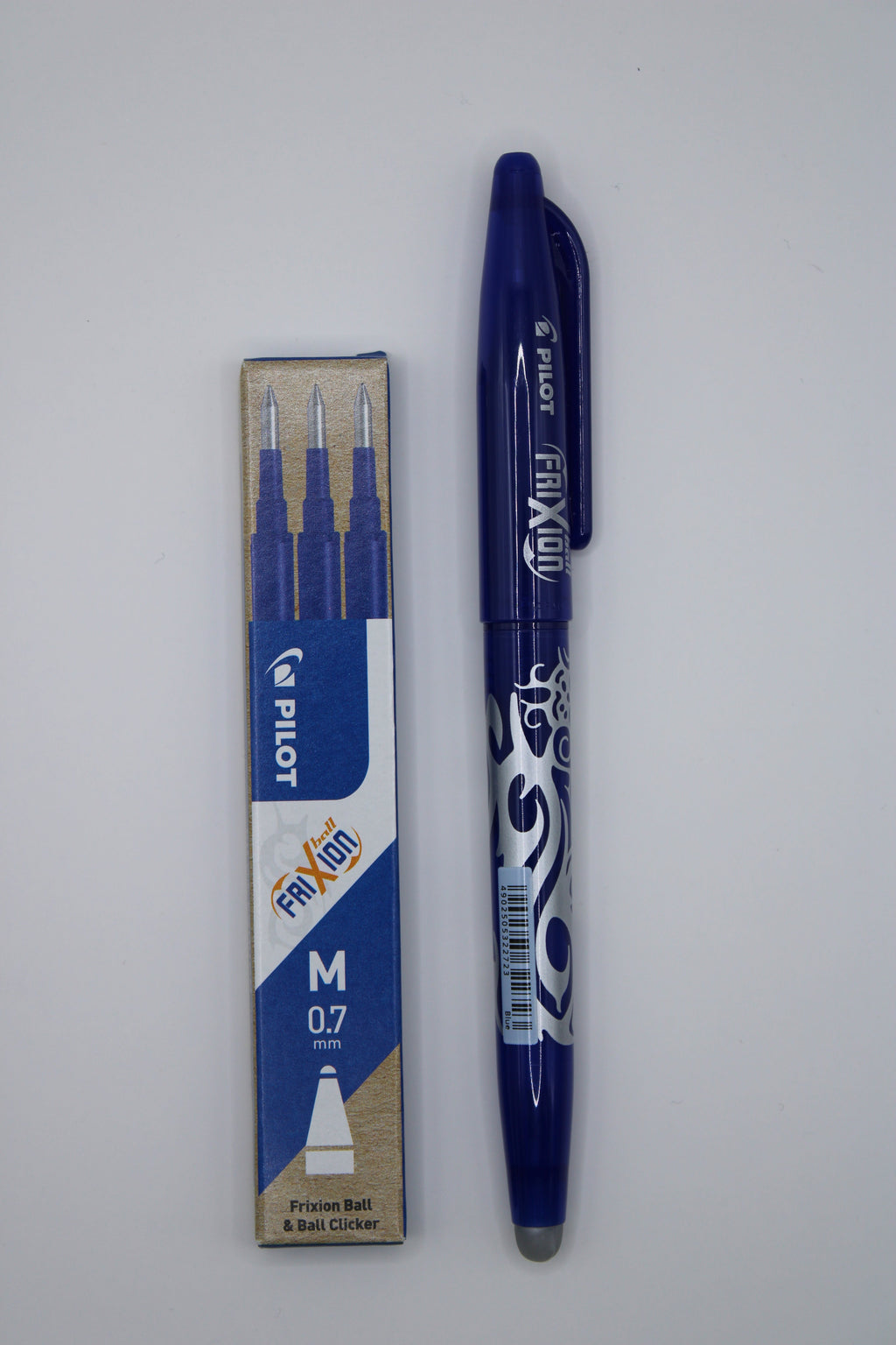 Starter Set, Pilot Frixion Ball Tintenroller und Pilot Frixion Ball Clicker Ersatzminen, 0.35 mm, Schreibfarbe Blau