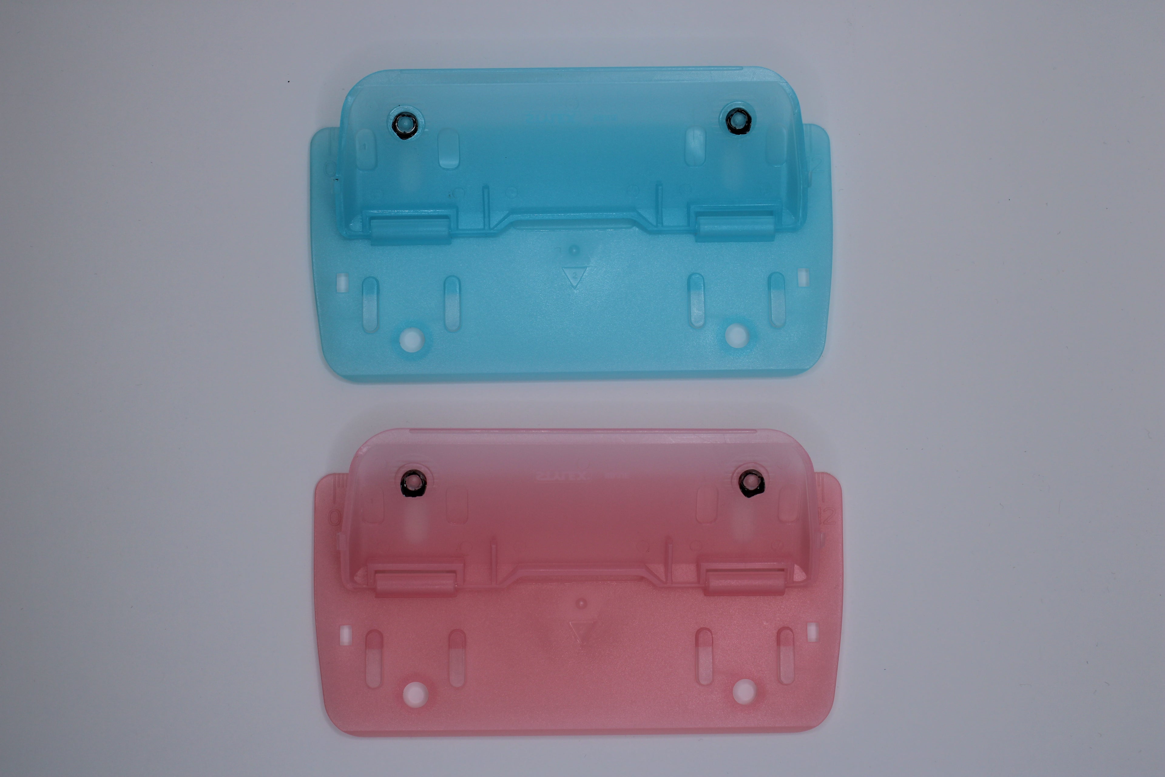 Taschenlocher Stylex, 3 Blatt, farbig sortiert, Kunststoff, 2- fach Lochung, 42662