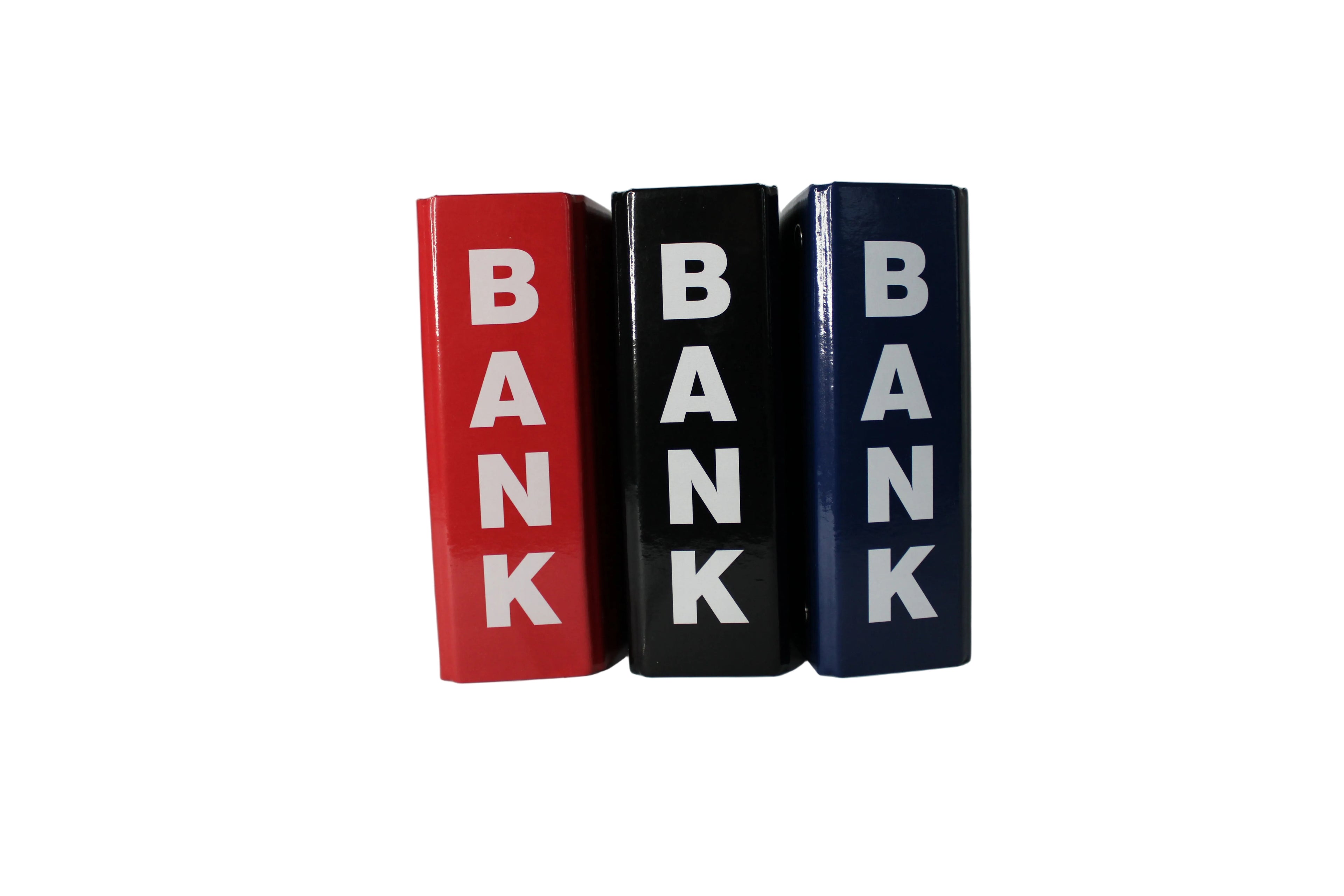 Bankordner Stylex, ca. 300 Kontoauszüge, 140 x 250 mm, 2-Ring Mechanik, farbig sortiert, mit 45 mm Rücken und Rückenbedruckung “BANK”, 41775