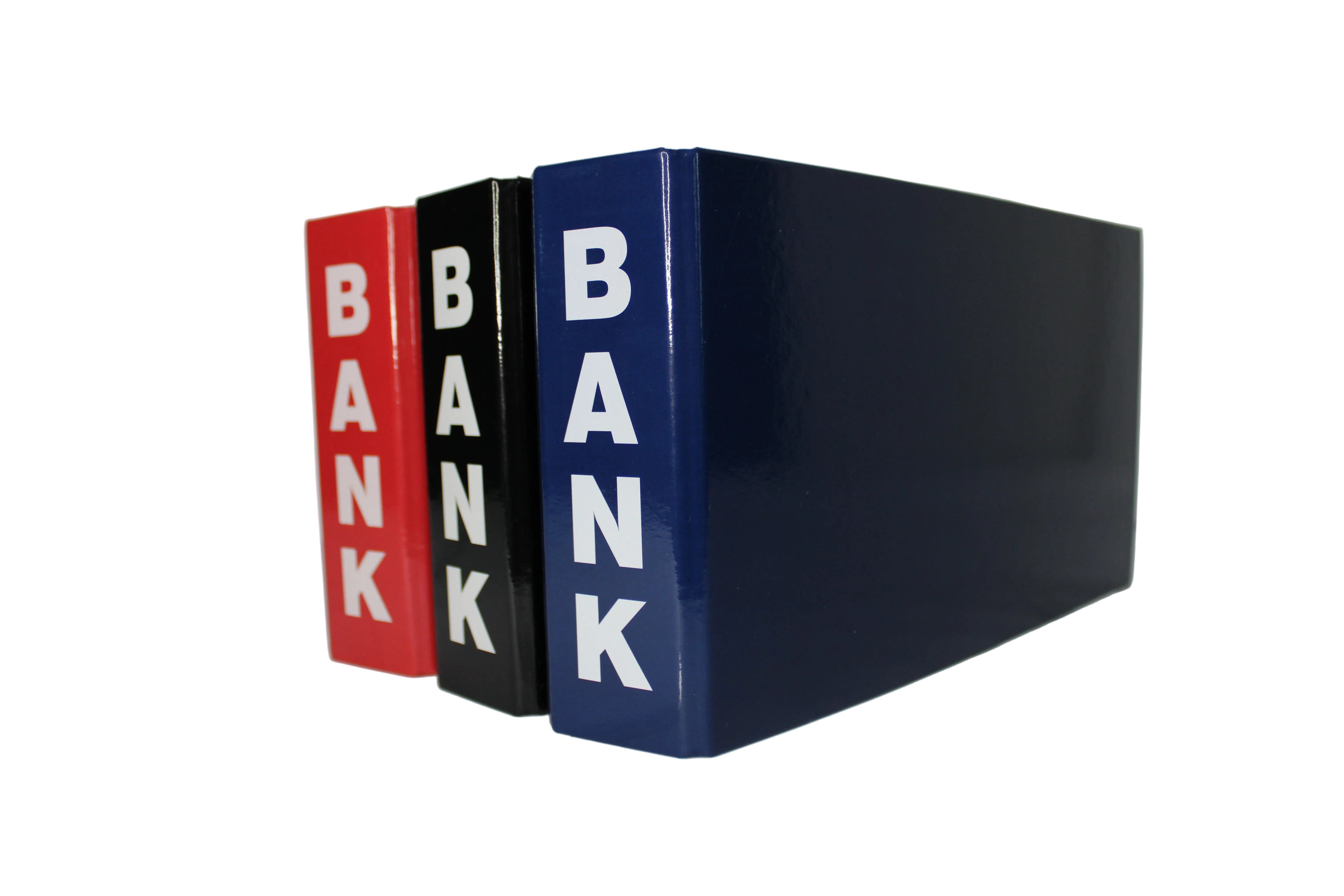 Bankordner Stylex, ca. 300 Kontoauszüge, 140 x 250 mm, 2-Ring Mechanik, farbig sortiert, mit 45 mm Rücken und Rückenbedruckung “BANK”, 41775
