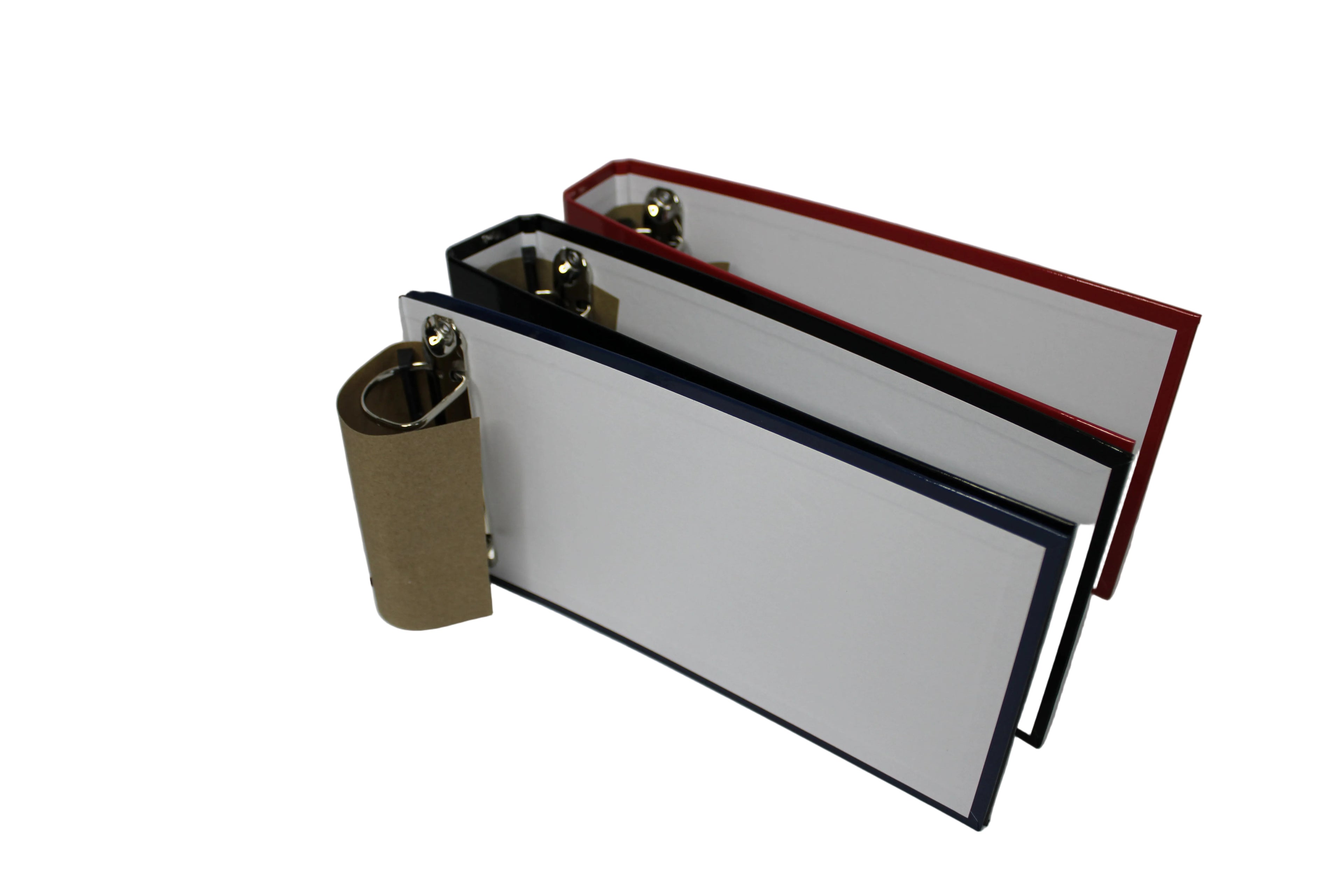 Bankordner Stylex, ca. 300 Kontoauszüge, 140 x 250 mm, 2-Ring Mechanik, farbig sortiert, mit 45 mm Rücken und Rückenbedruckung “BANK”, 41775