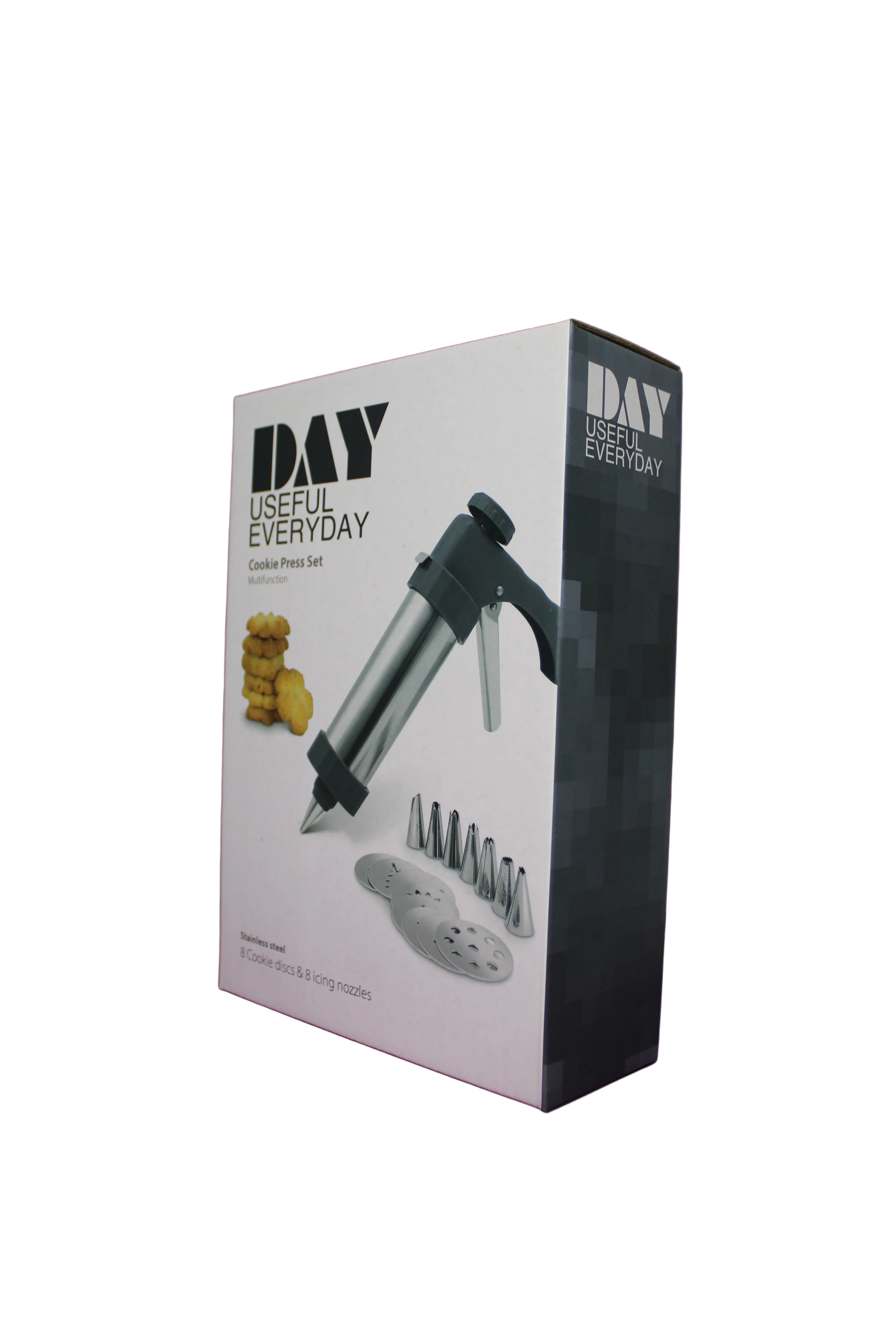 Kuchenspritze, Cookie Press Set, 17 teilig