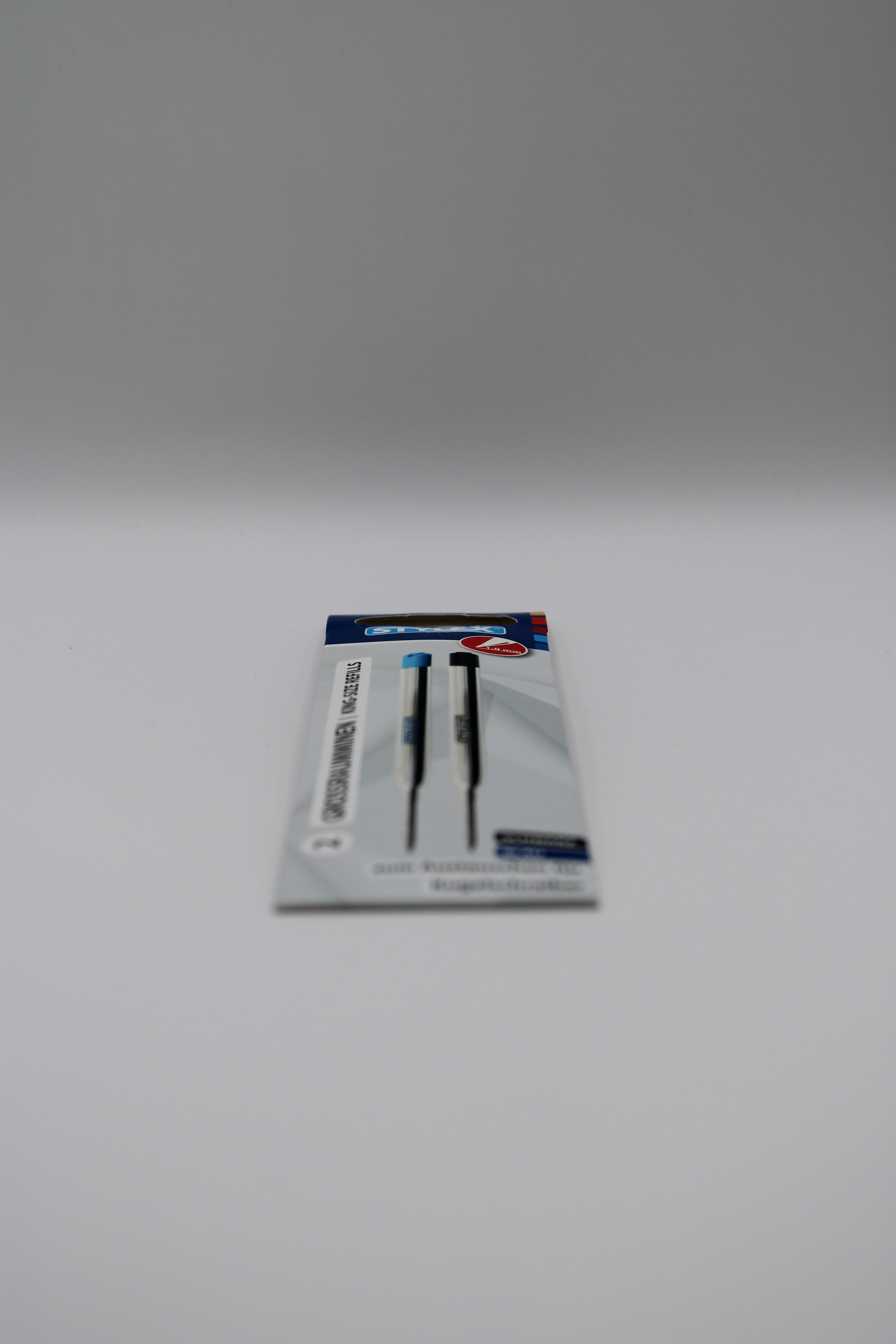 Grossraumminen Stylex, King-Size Refills, 2. Stück, Tinte: 1x blau- und 1x schwarz, Strichstärke: 1 mm, für Kugelschreiber, 30500