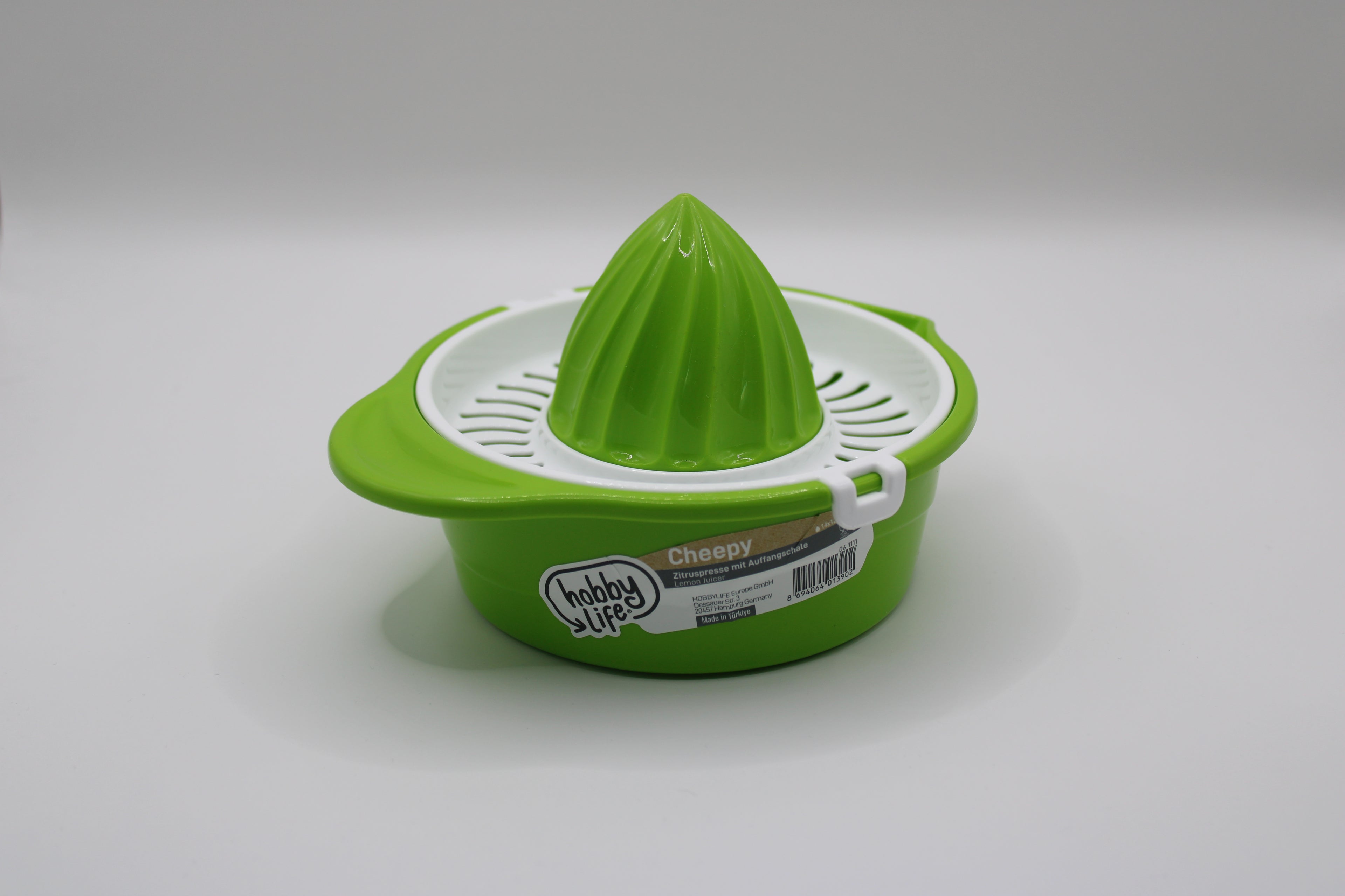 Zitronenpresse, Zitruspresse Hobbylife, farbig sortiert, 14x12x7,5cm