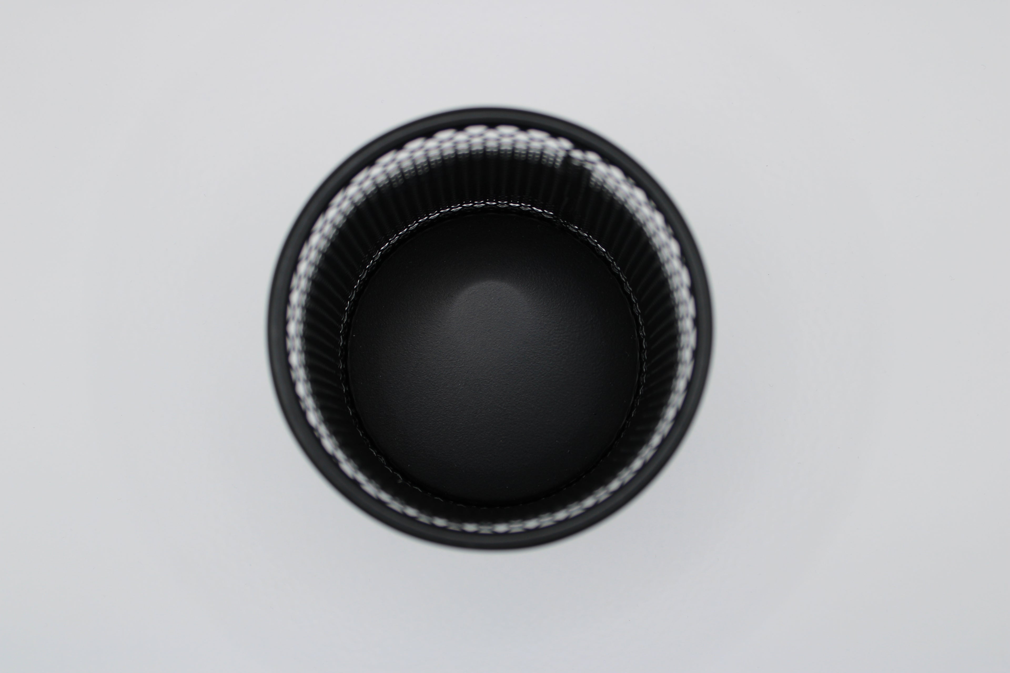 Stifteköcher Stylex, rund, Ø 90 x 95 mm, aus Drahtmetall, Schwarz, 24100