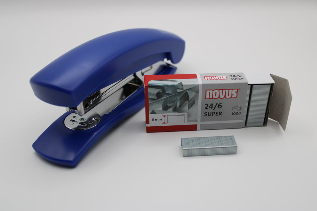 Tacker Set, Novus C2 Heftgerät und Novus Heftklammern 24/6 Super, Starter Set