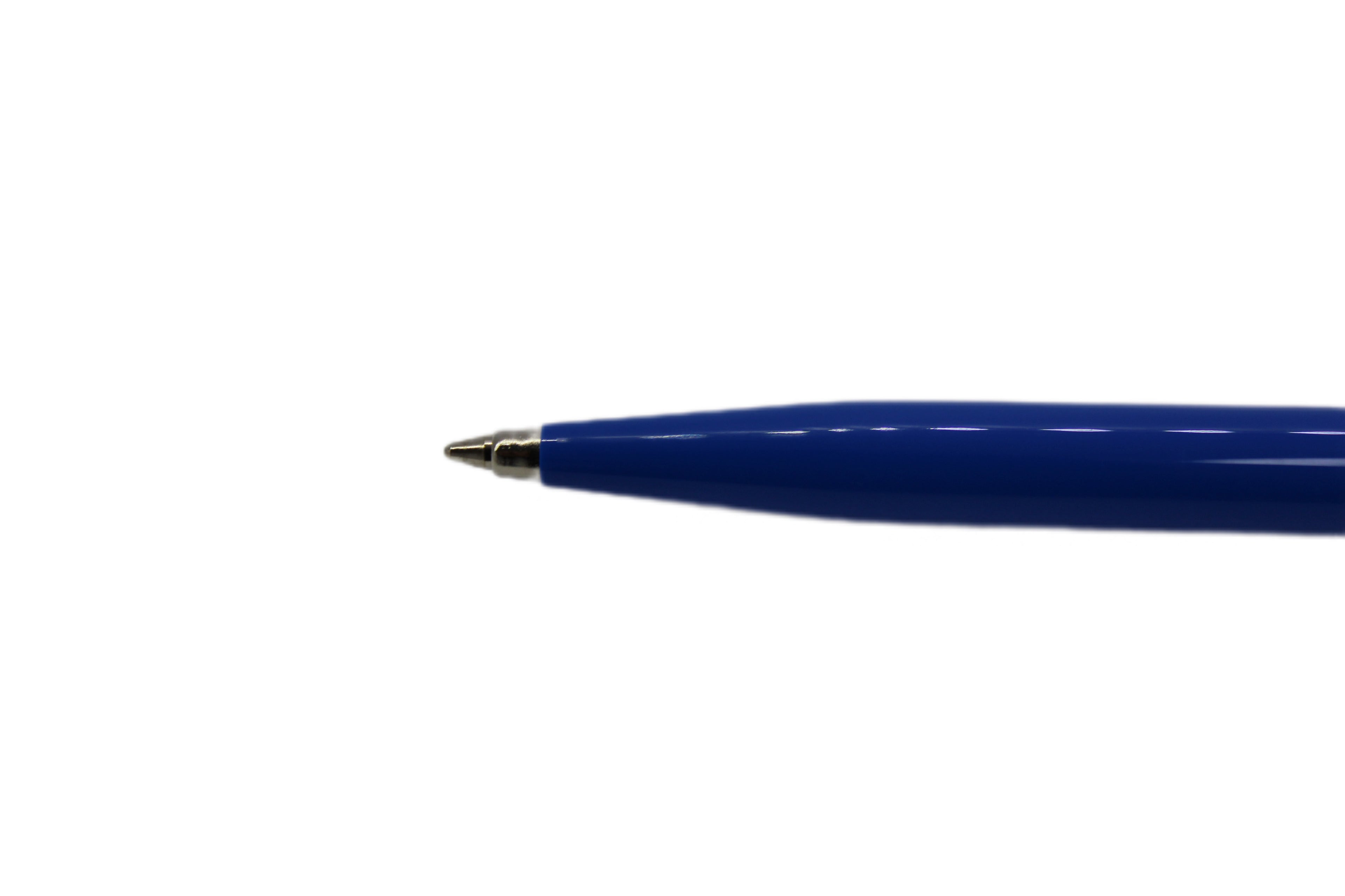 Kugelschreiber Senator Point – Gehäuse blau, Schriftfarbe blau